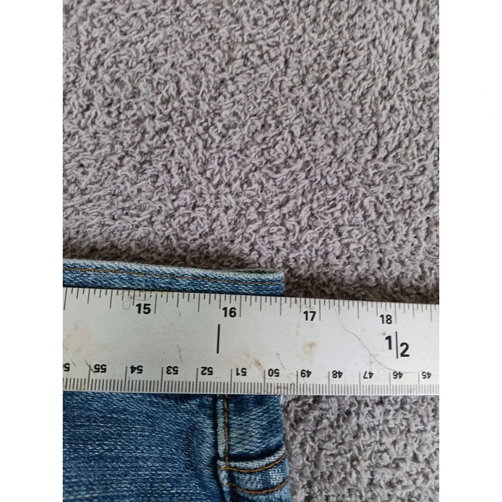 Lucky Brand Dungarees Bootcut Jeans Blue USA‎ Made Vintage Y2K Womens 33
